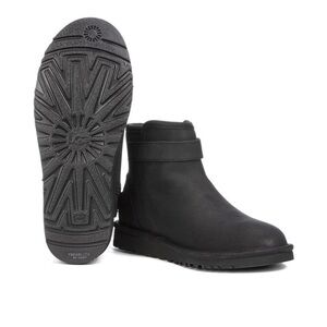 UGG Classic Black Leather Boots